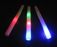 Multi-coloured LED Foam Stick Multi-coloured LED Foam Stick